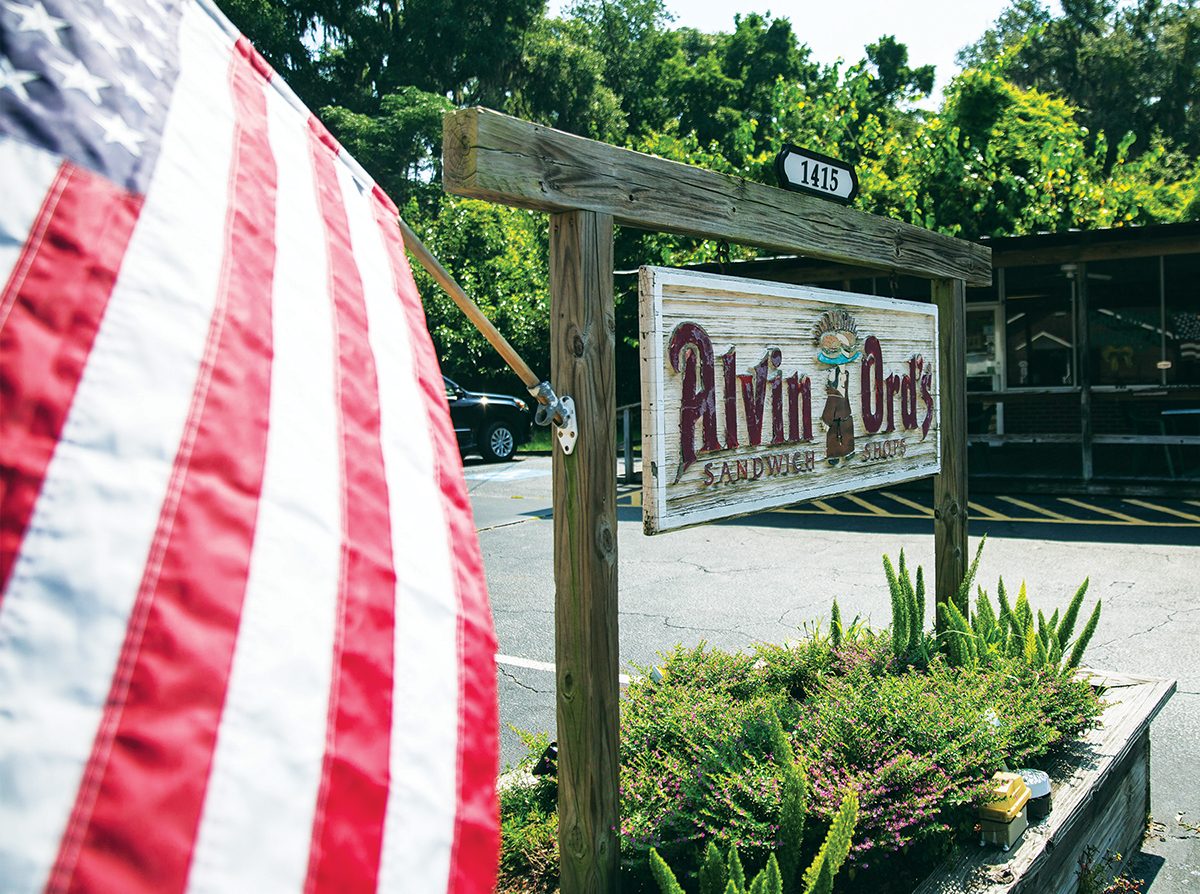 Longtime owners Tom and Marie Lewis sold Alvin Ord’s Sandwich Shop in Port Royal to Nick Borreggine and his family in June. Photo courtesy of SK Signs, Designs and Marketing