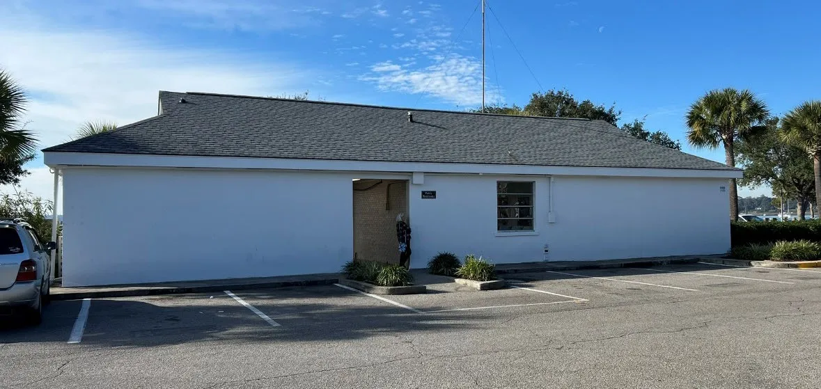 The City of Beaufort, in collaboration with the Beaufort Cultural District, is looking for a mural artist to paint the north facade of the Downtown Marina restroom building. Photo courtesy of City of Beaufort