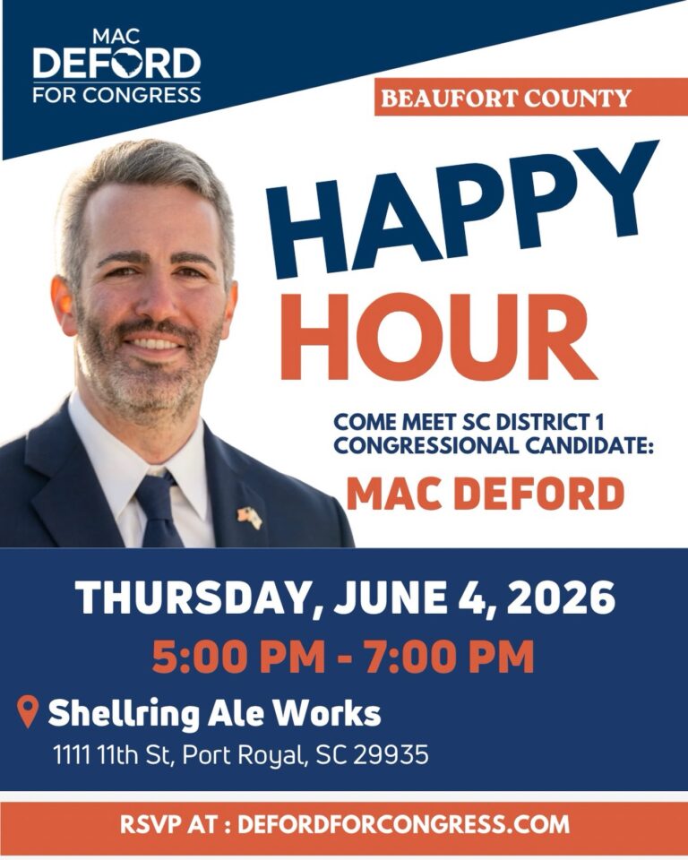 Deford spending Thursday’s happy hour at Shellring - The Island News