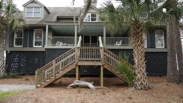 The five-bedroom home, formerly owned by Ted Turner, is available for rent. Amber Hewitt/The Island News