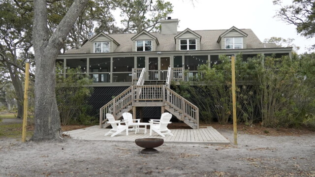 The rear of the main house on St. Phillips Island. Amber Hewitt/The Island News