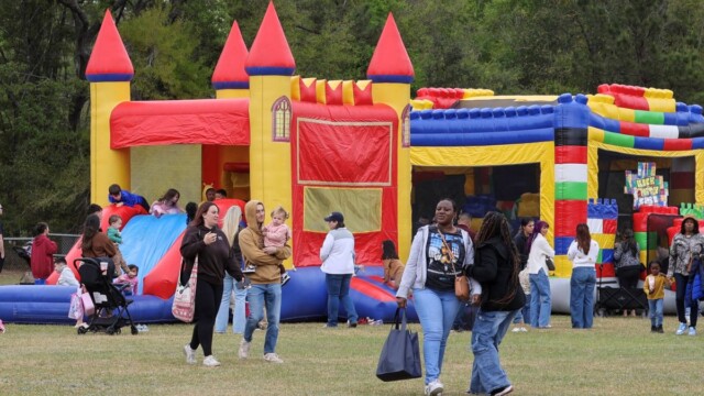 Families enjoyed face painting, snow cones, games, bounce houses, crafts, carnival rides and more during Kidfest hosted by MCAS Beaufort and Marne Corps Community Services on Saturday, March 28, 2026 at Laurel Bay. KidFest brings together military families and the local community to kick off the Month of the Military Child and Child Abuse Prevention Month. Photos courtesy of Emma Cecil