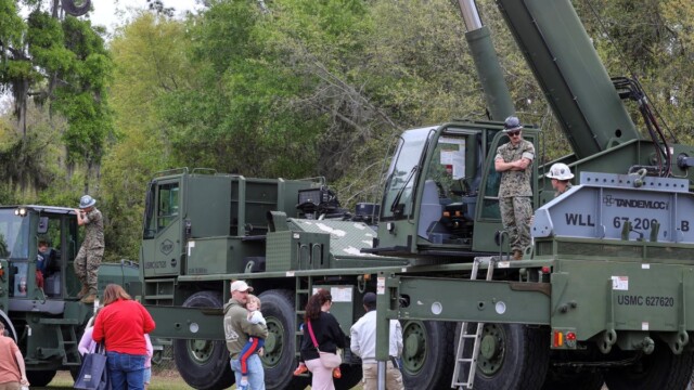 Families enjoyed face painting, snow cones, games, bounce houses, crafts, carnival rides and more during Kidfest hosted by MCAS Beaufort and Marne Corps Community Services on Saturday, March 28, 2026 at Laurel Bay. KidFest brings together military families and the local community to kick off the Month of the Military Child and Child Abuse Prevention Month. Photos courtesy of Emma Cecil