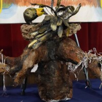 Priscilla Brockington won second place for her art piece “Sankofa Flight” at the Gullah/Geechee CREATE Showcase 2026 presented by Darrah Hall - Reconstruction Era National Historical Park on Saturday, March. 28, 2026. Amber Hewitt/The Island News