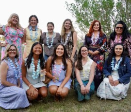 Prospective members pose for a photo during the Junior Service League of Beaufort Recruitment Soirée held at Marker 244 in Port Royal on Thursday, April 23, 2026. Amber Hewitt/The Island News
